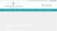 Desktop Screenshot of perioimplantinc.com